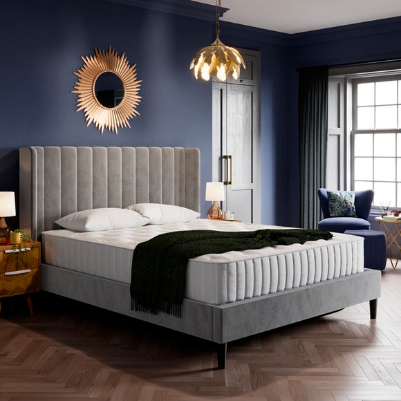 Alara Pleated Ottoman Bed Frame