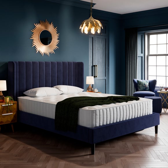 Alara Pleated Ottoman Bed Frame