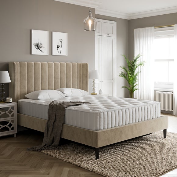 Alara Pleated Ottoman Bed Frame