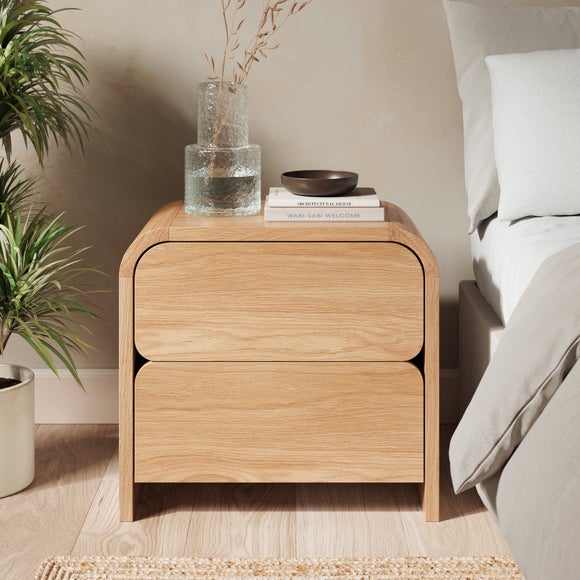 Bennett 2 Drawer Bedside Table