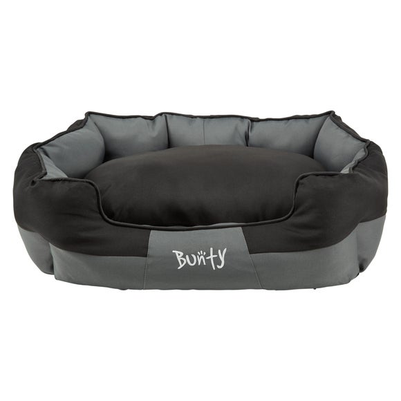 Bunty Black Waterproof Anchor Dog Bed