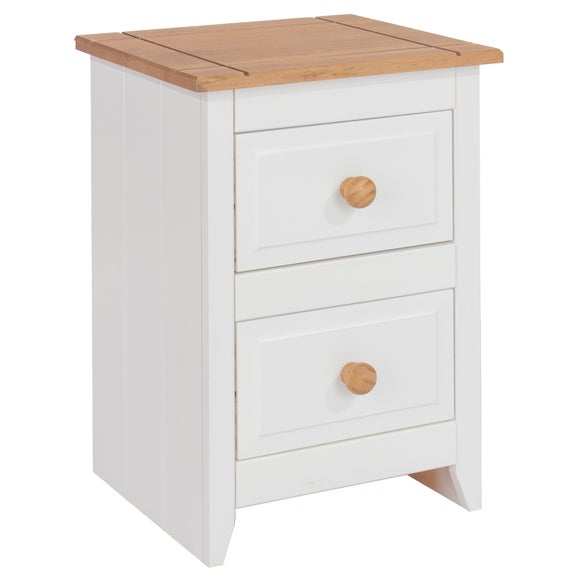 Capri Small 2 Drawer Bedside Table