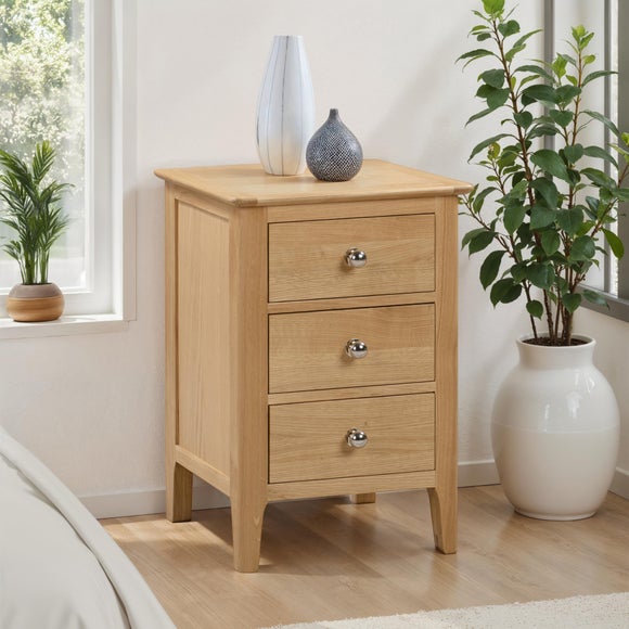 Cotswold 3 Drawer Bedside Table