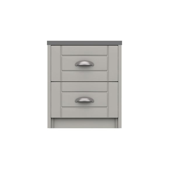 Darwin 2 Drawer Bedside Table