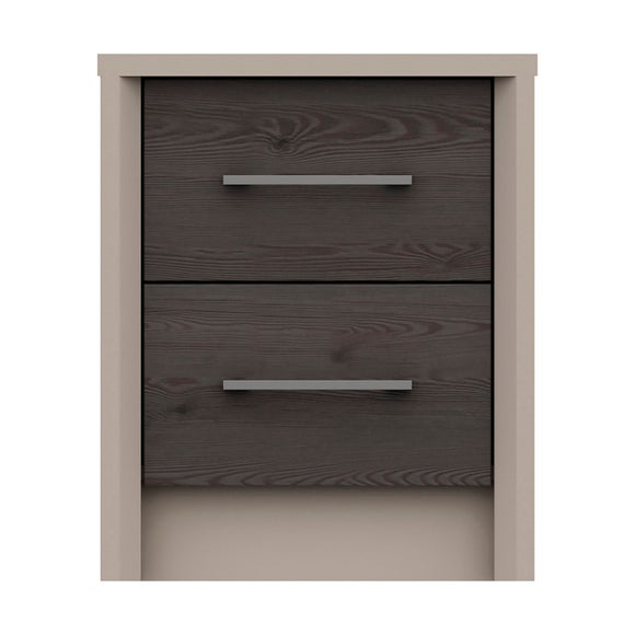 Dolan 2 Drawer Bedside Table