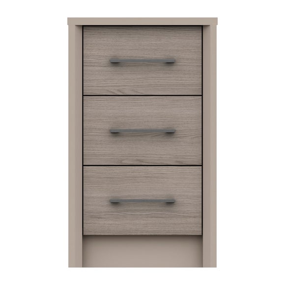 Dolan 3 Drawer Bedside Table