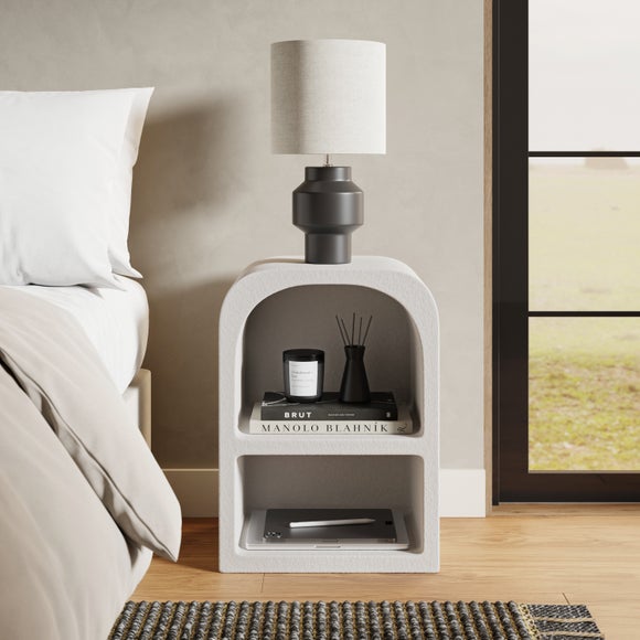 Drue Sculpted Bedside Table