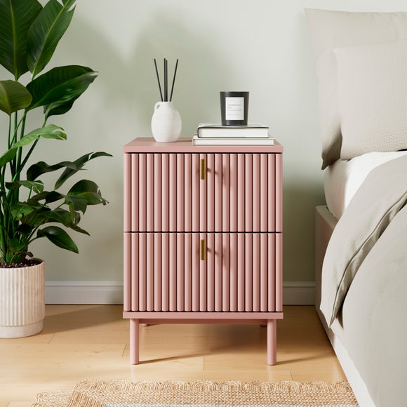 Elsie 2 Drawer Bedside Table