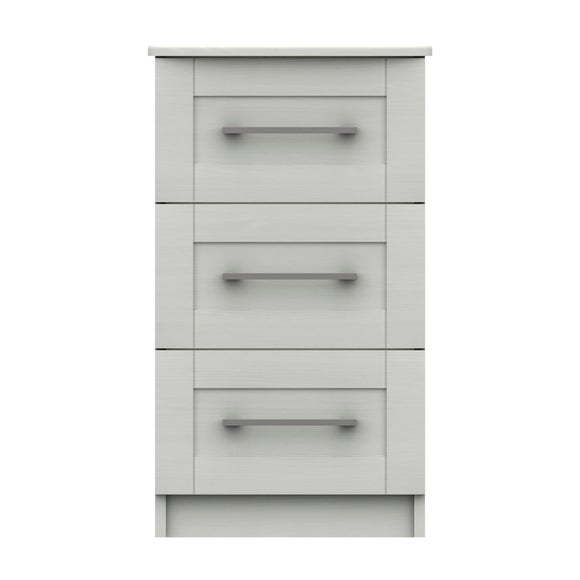 Ethan 3 Drawer Bedside Table