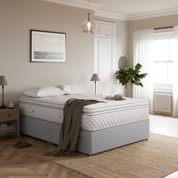 Fogarty Open Coil Memory Pillowtop Mattress and Divan Set