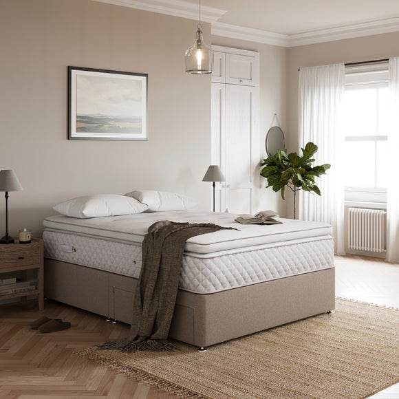 Fogarty Open Coil Memory Pillowtop Mattress and Divan Set