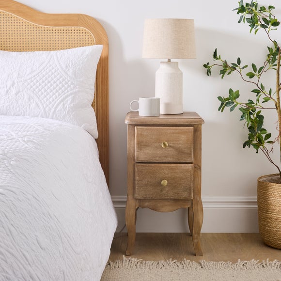 Giselle 2 Drawer Bedside Table