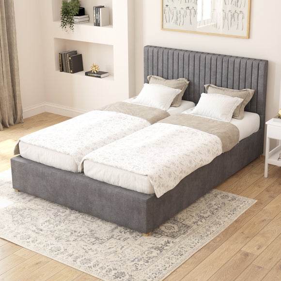 Grant Plush Velvet Adjustable Bed
