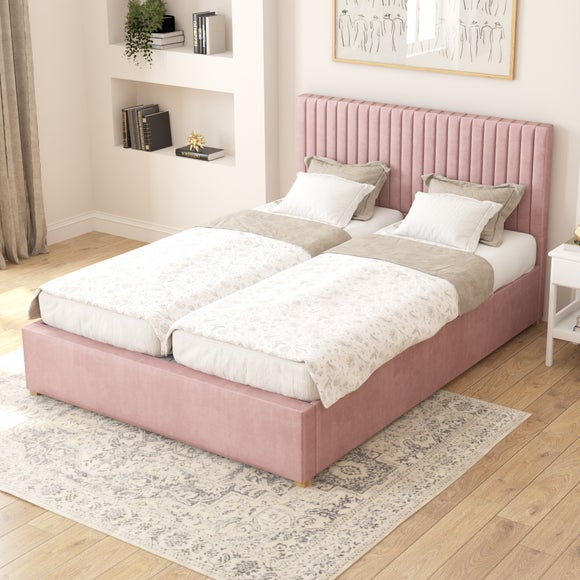 Grant Plush Velvet Adjustable Bed