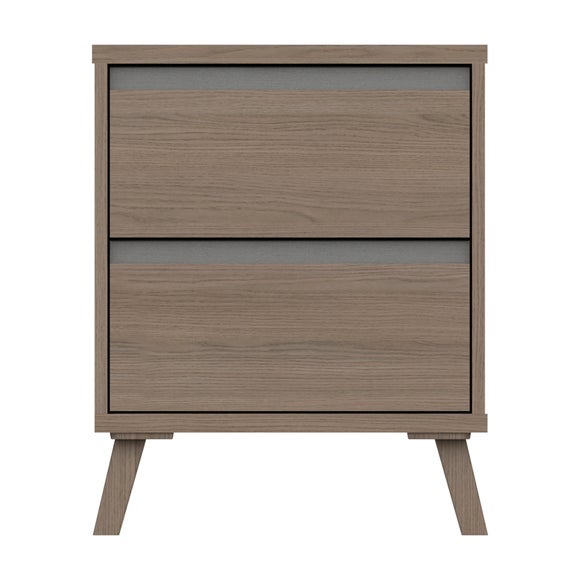 Jenson 2 Drawer Bedside Table
