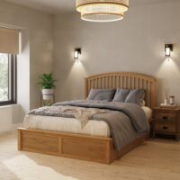 Madrid Wooden Ottoman Bed Frame