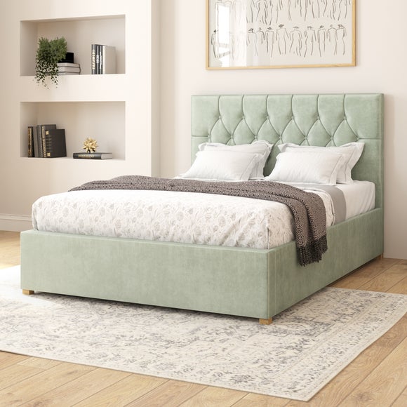 Olivier Plush Velvet Adjustable Bed