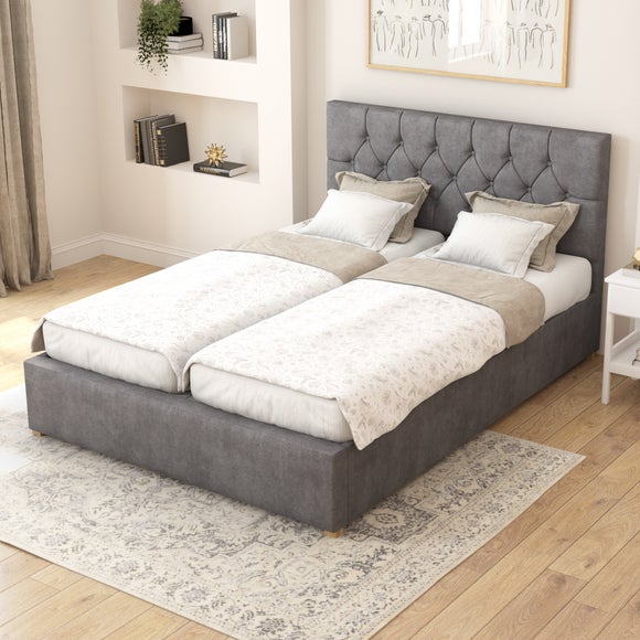Olivier Plush Velvet Adjustable Bed