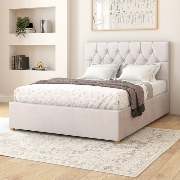Olivier Plush Velvet Adjustable Bed