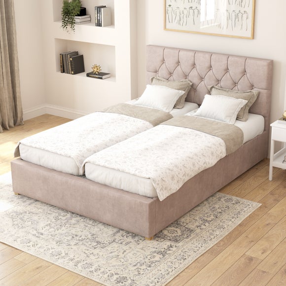 Olivier Plush Velvet Adjustable Bed