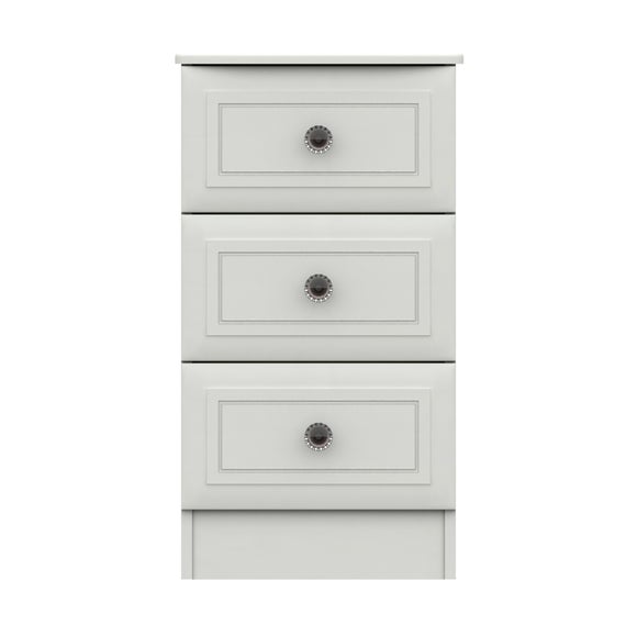 Portia 3 Drawer Bedside Table