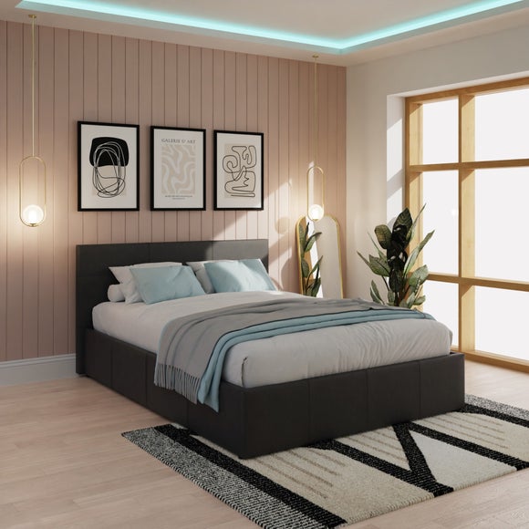 Side Lift Ottoman Bed