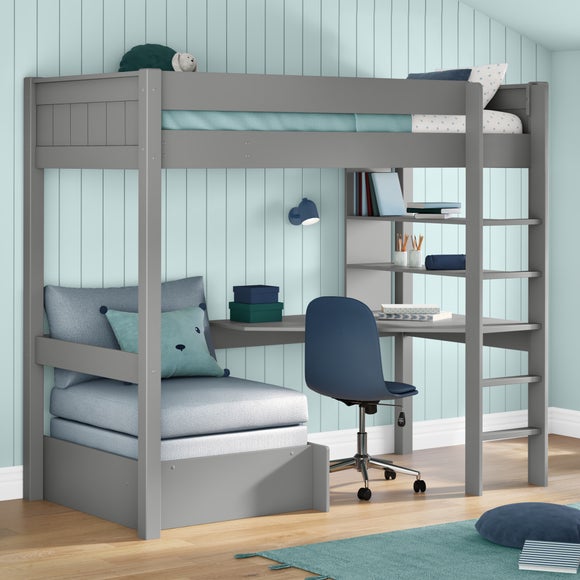 Stompa Classic Highsleeper with Desk And Chair Bed
