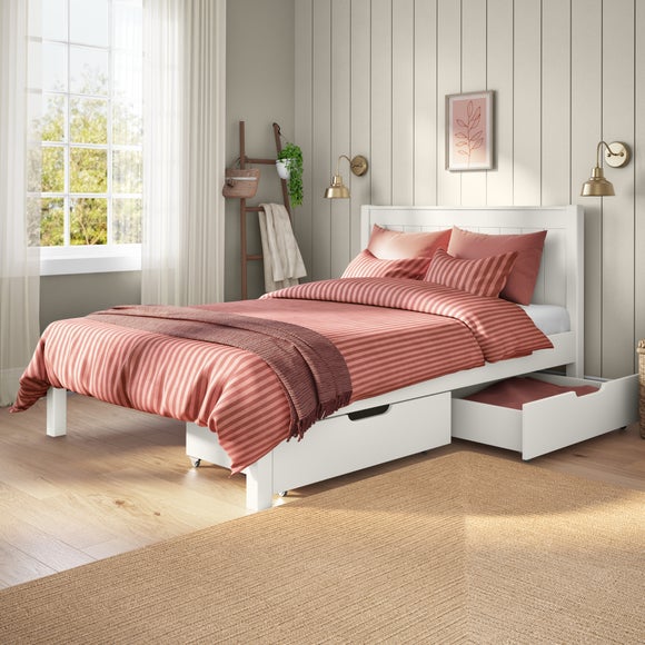 Stompa Classic Low End Bed with 2 Underbed Drawers