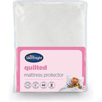 Silentnight Quilted Mattress Protector, Super King