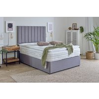 Spring King� Sanctuary Spa 2000 Pillow Top Mattress + Premium Divan Bed, Mink, No Drawer, Small Double