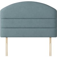 Dudley - Small Double - Lined Headboard - Duck Egg Blue - Fabric - 4ft - Happy Beds