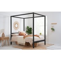 Birlea Mercia Four Poster Bed Frame, Double, White