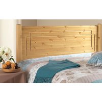 Friendship Mill Vegas Solid Pine Wooden Headboard, Double